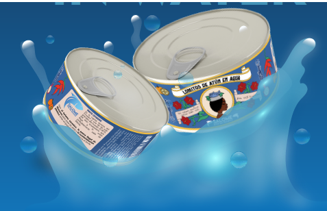 Atún en agua